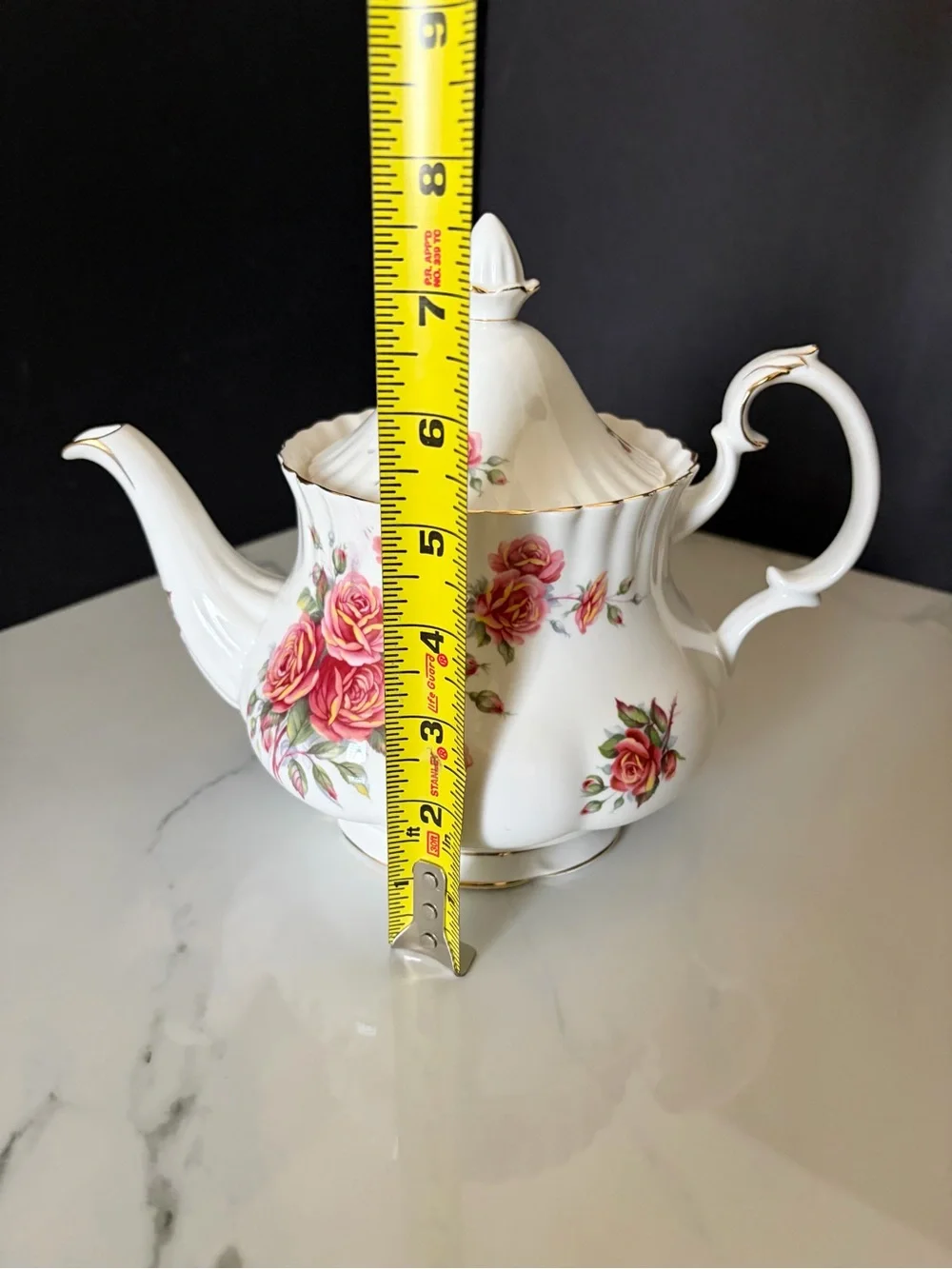 Centennial Rose Teapot by Royal Albert